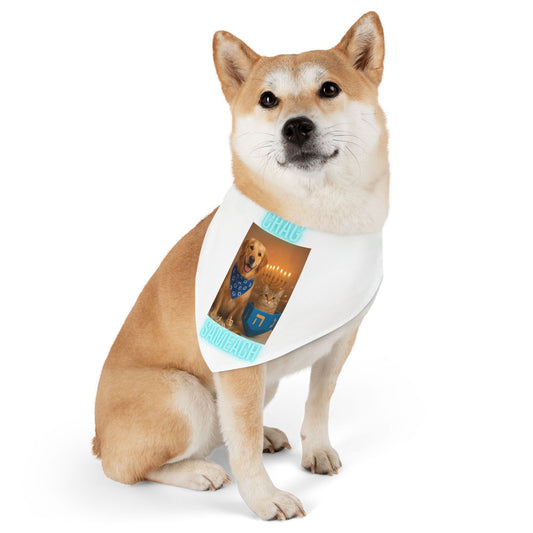 Pet Bandana Collar | Hannukah Pet Collar Bandanna