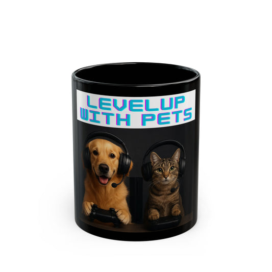 Level Up with Pets Mug (Gamer Edition)