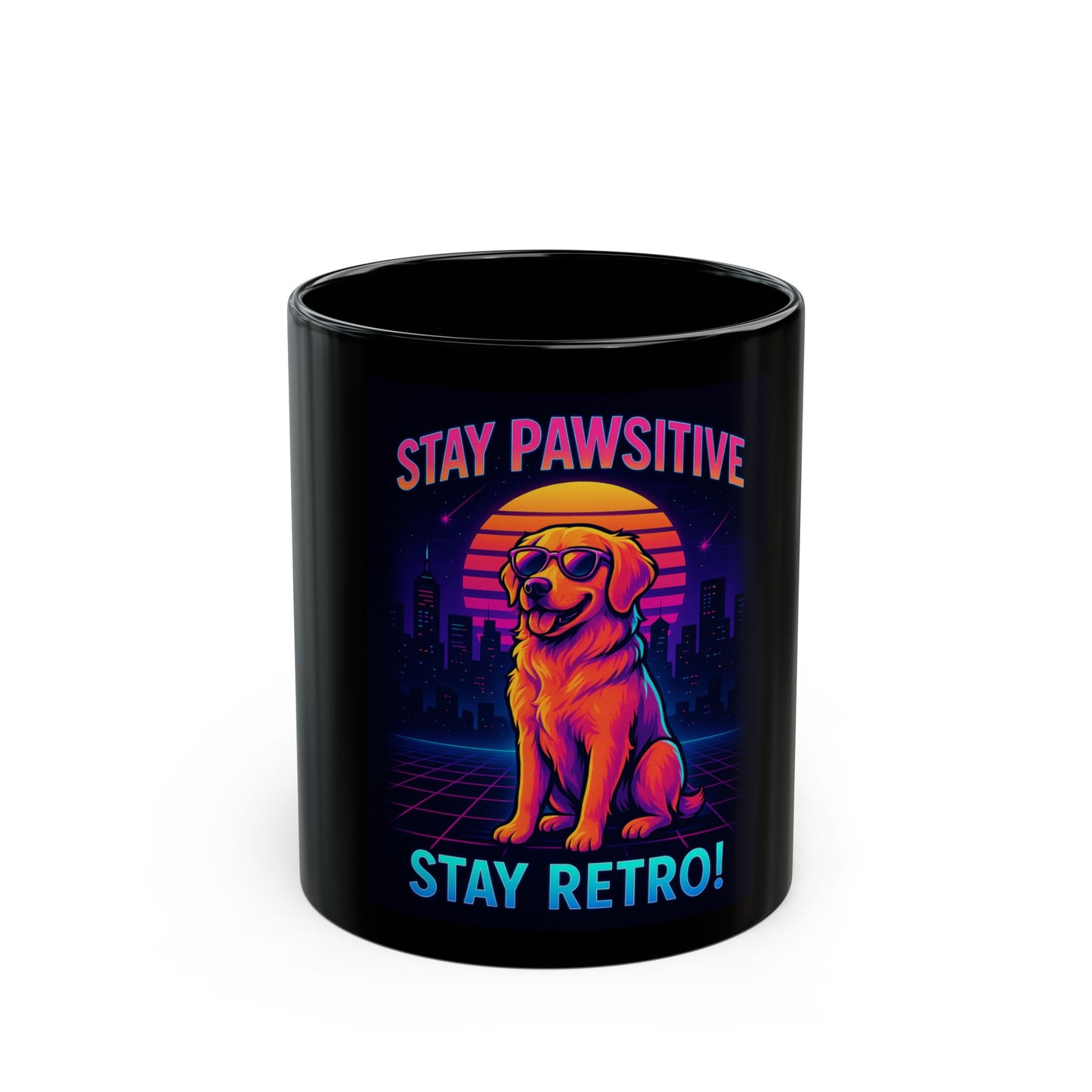 Black Mug - Retro Pet Mug