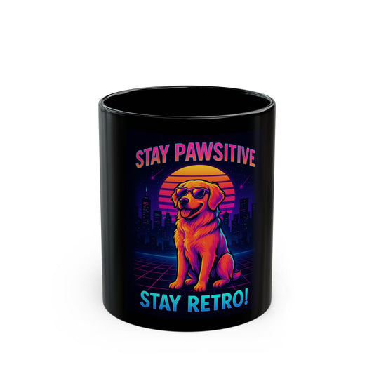 Black Mug - Retro Pet Mug