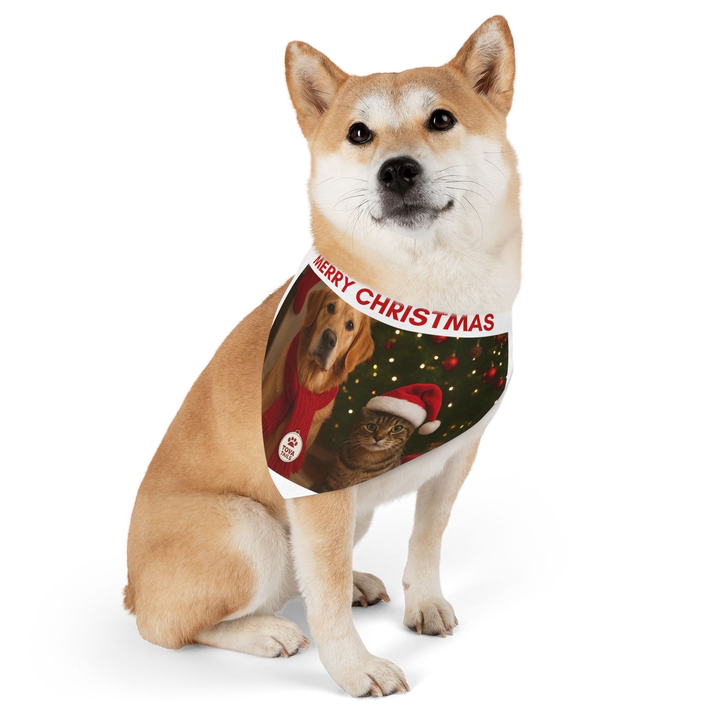 Pet Christmas Bandana Collar